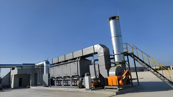 陜西敏華家居智造海綿發(fā)泡廢氣治理工程02